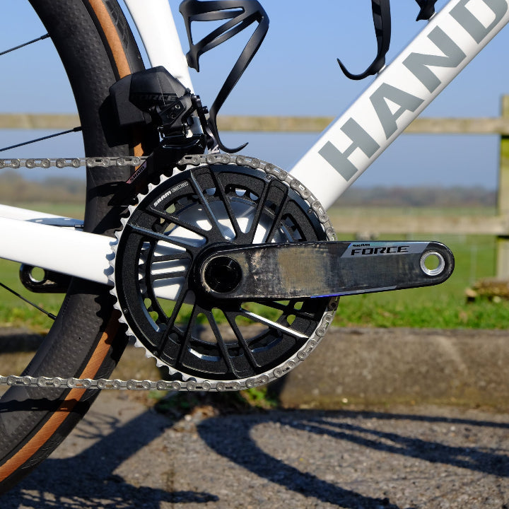 Handsling A1R0evoS SRAM Force AXS E1 white road bike