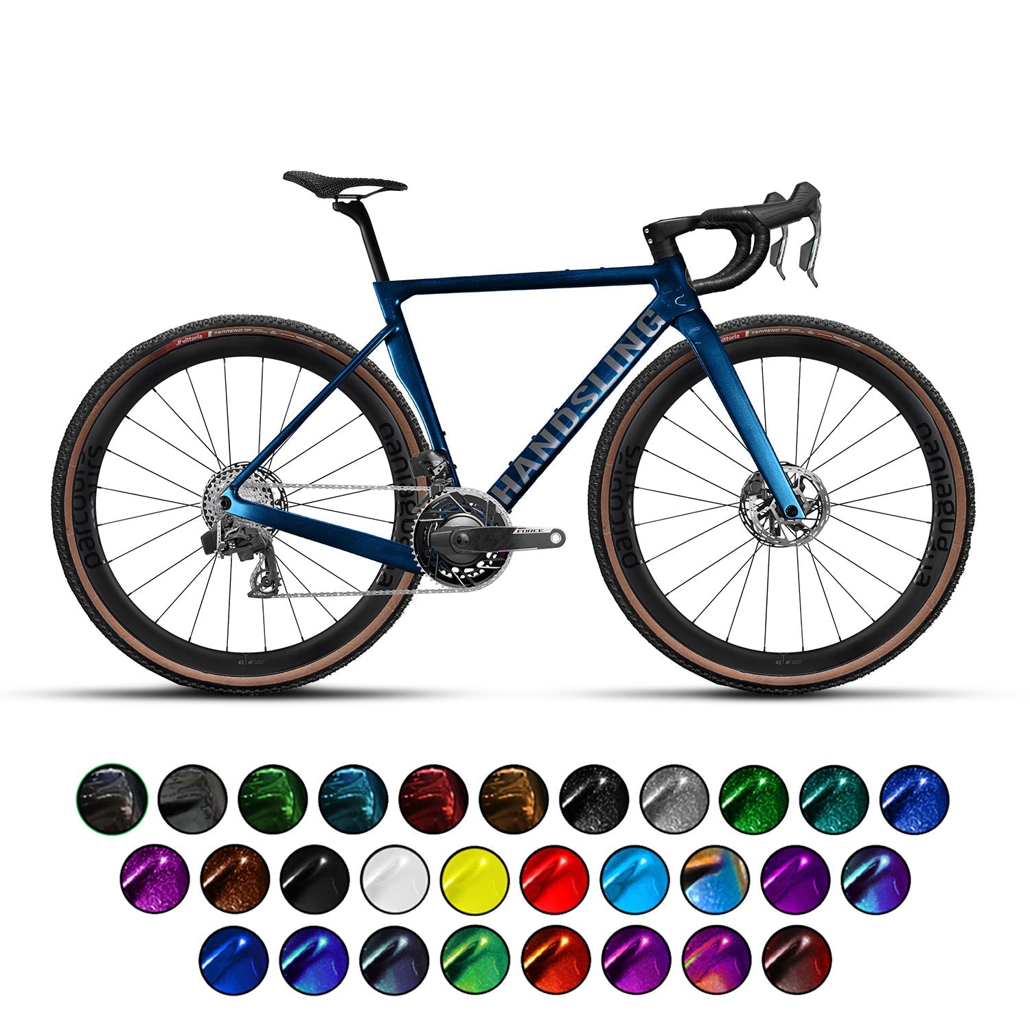 Handsling A1R0evoG SRAM FORCE AXS E1 Allroad Bike