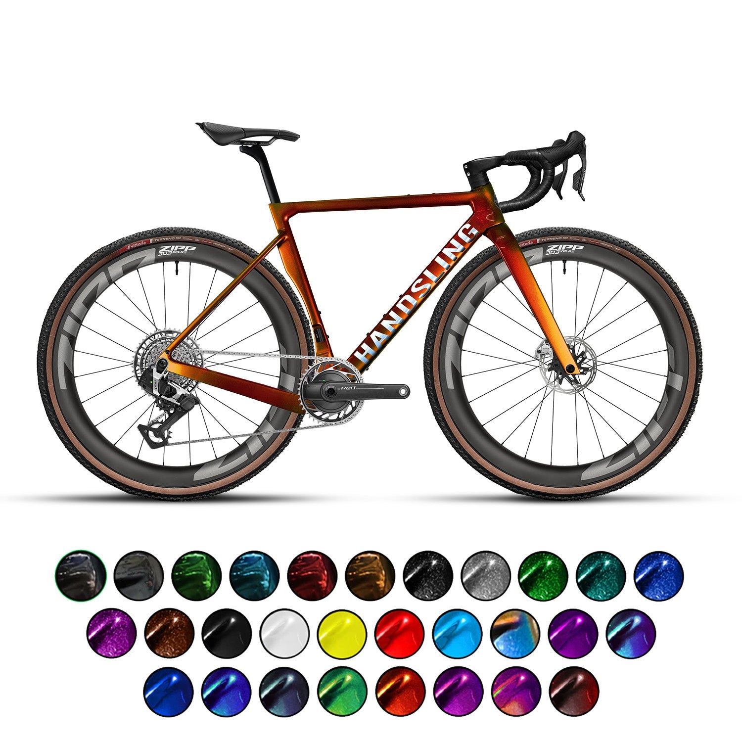 Handsling A1R0evoG SRAM RED XPLR AXS E1 Gravel Bike