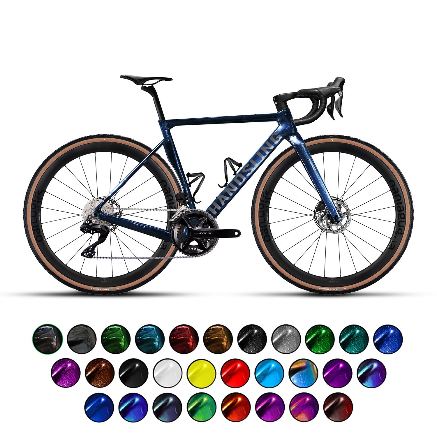 Handsling A1R0evoG Shimano 105 Di2 Allroad Bike