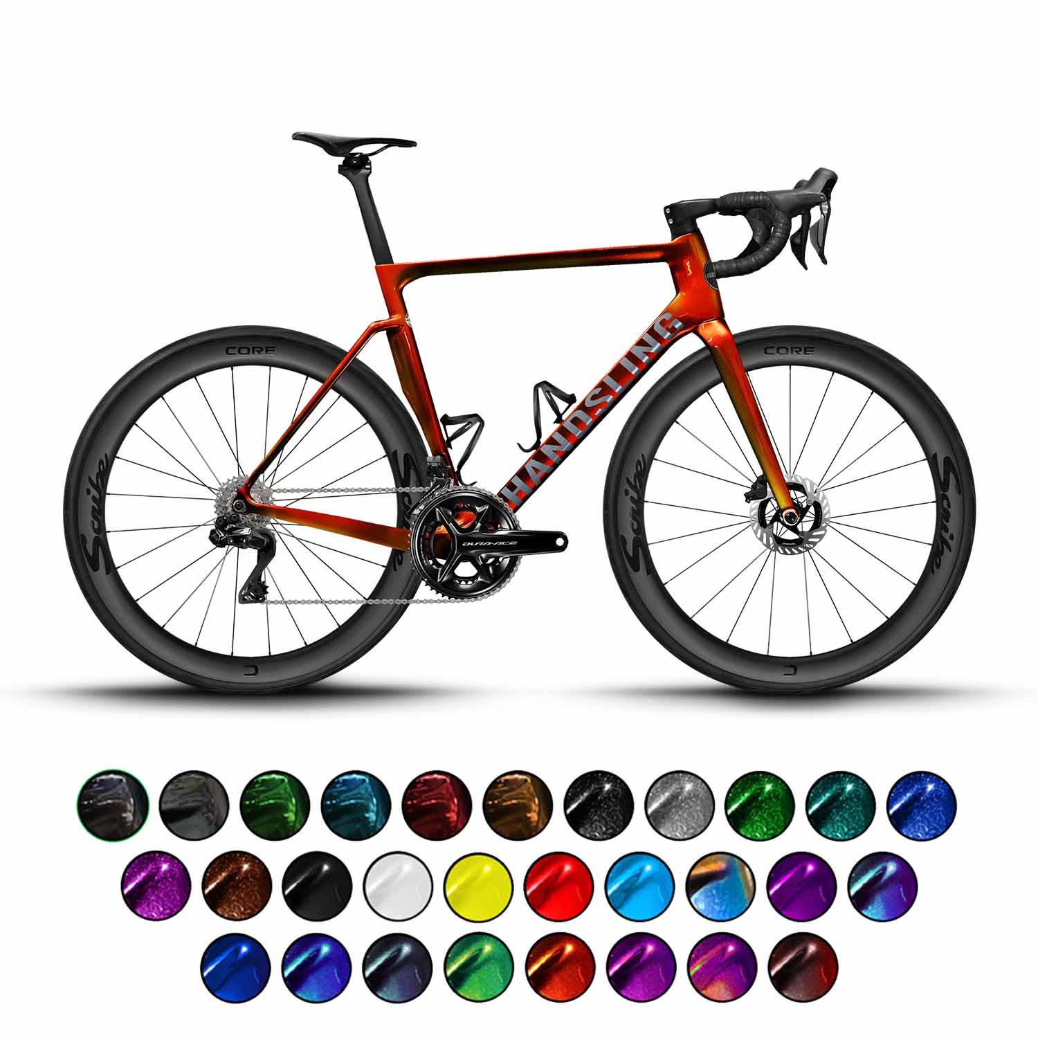 Configure your Handsling A1R0evoS Aero Road Bike. Sized & tailored to you. UCI-approved carbon frame with Shimano Dura-Ace Di2 R9270, race-proven performance.