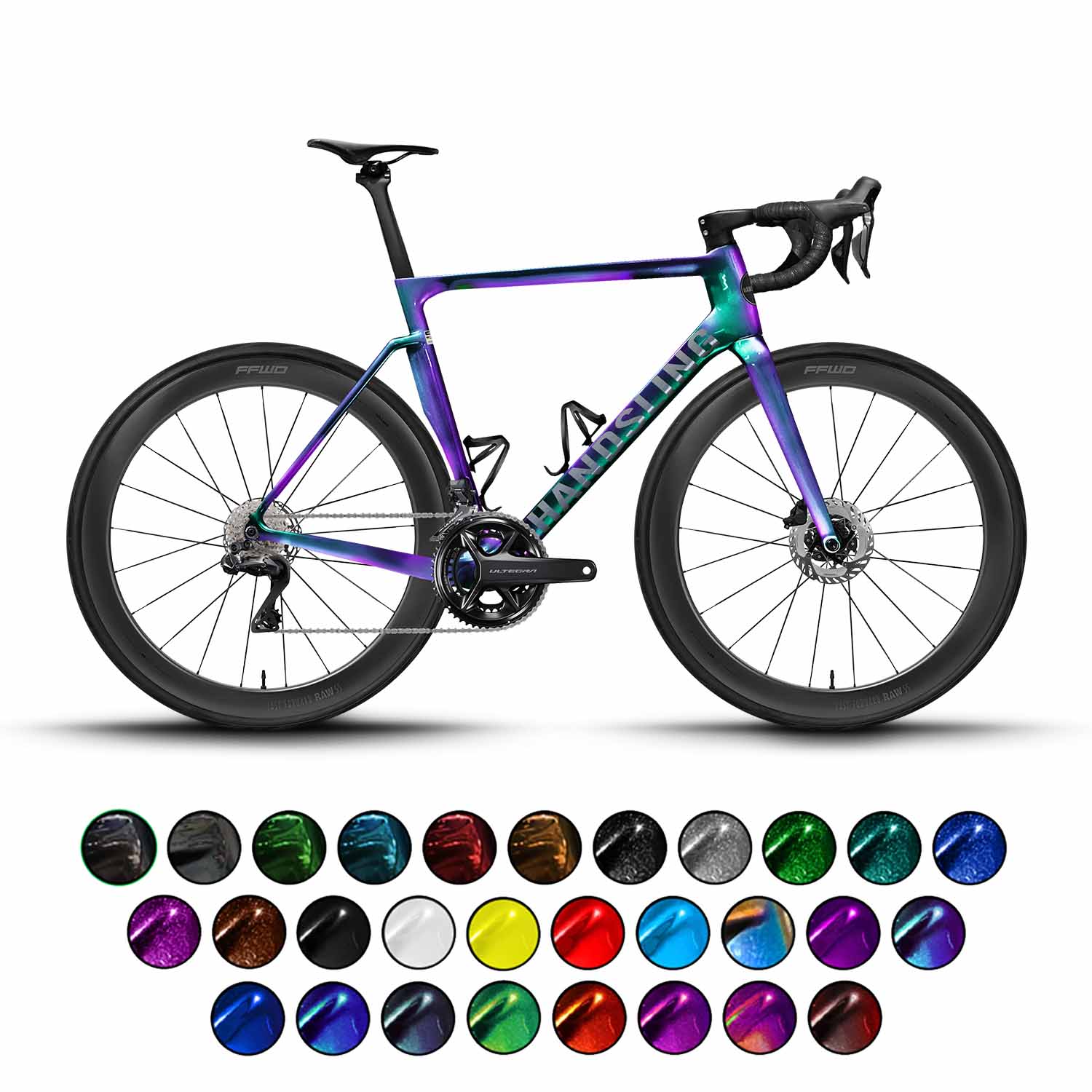 Configure your Handsling A1R0evoS Aero Road Bike. Sized to you, tailored to you. UCI-approved carbon bike with Shimano Ultegra Di2 for race-proven performance.