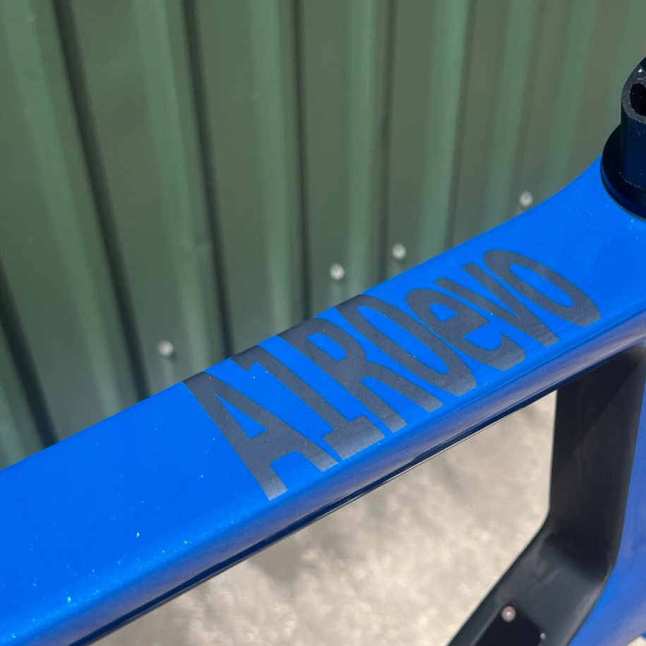 Handsling A1R0evo Road Frame - Cobalt Blue with Matte Fork