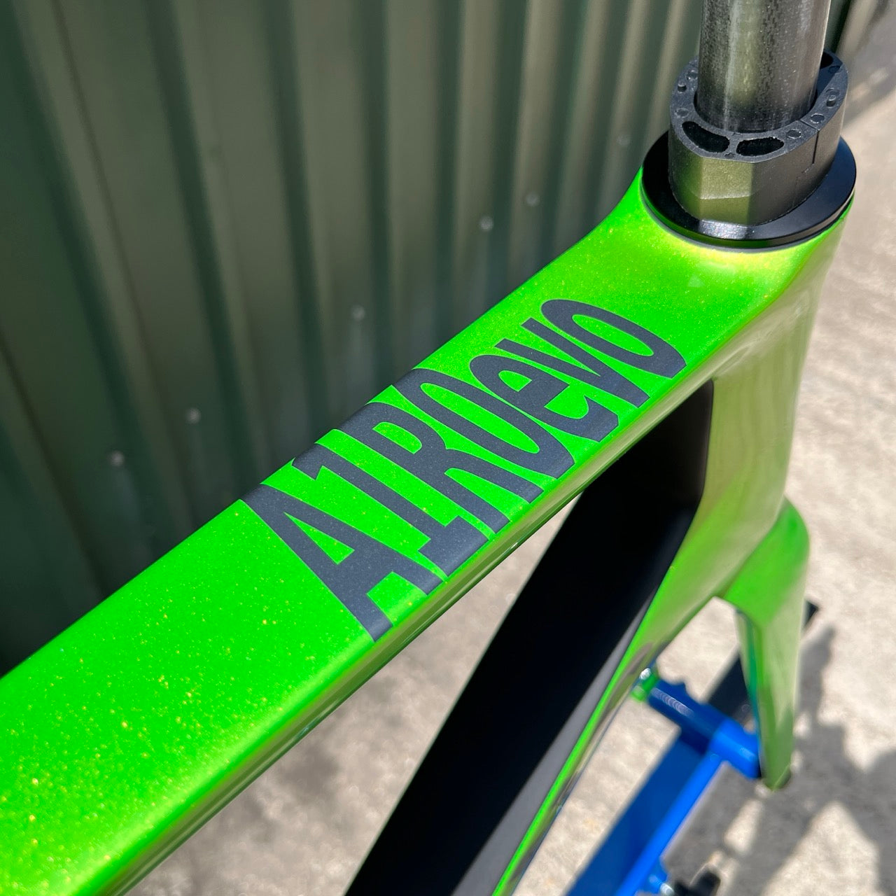 Handsling A1R0evo Road Frame - Pearlescent Green