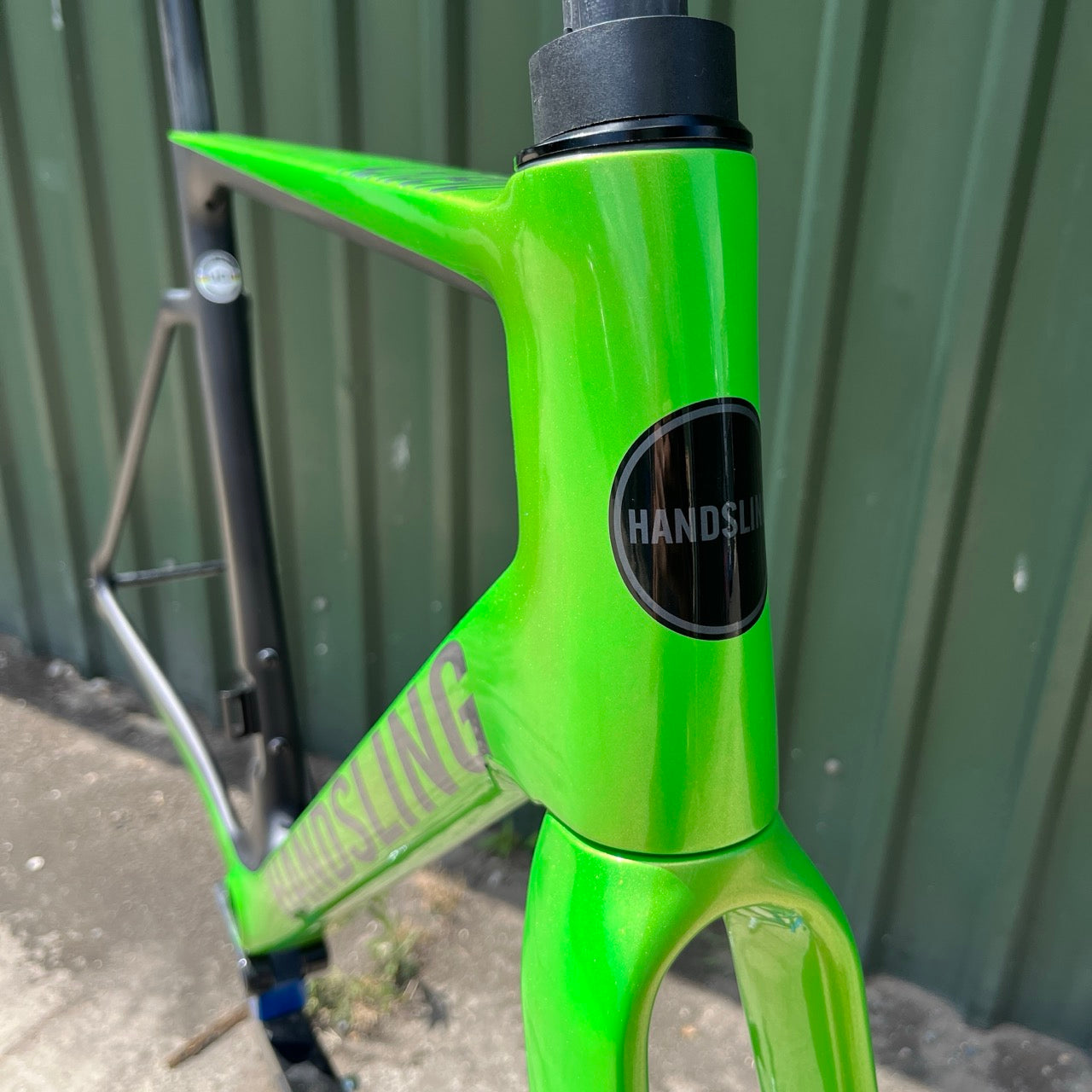 Handsling A1R0evo Road Frame - Pearlescent Green