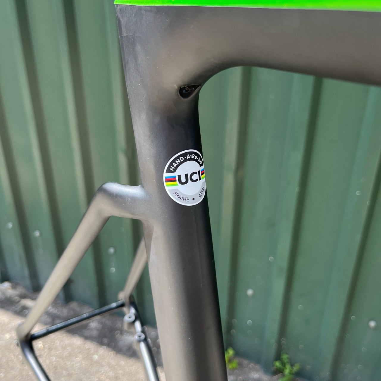 Handsling A1R0evo Road Frame - Pearlescent Green