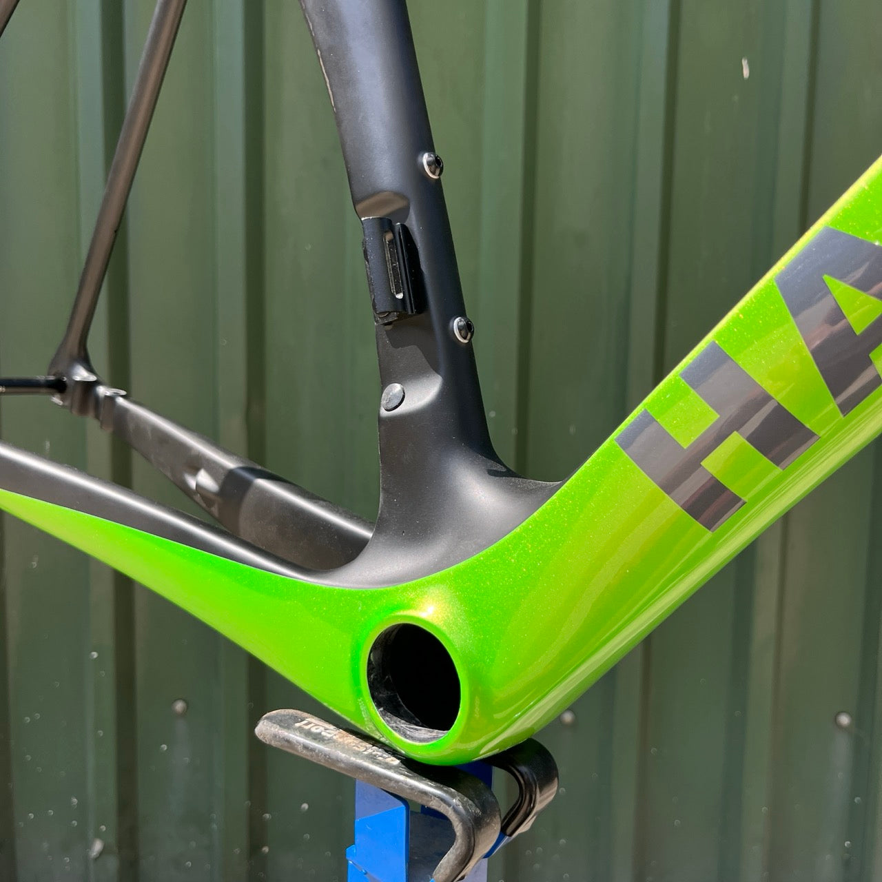 Handsling A1R0evo Road Frame - Pearlescent Green