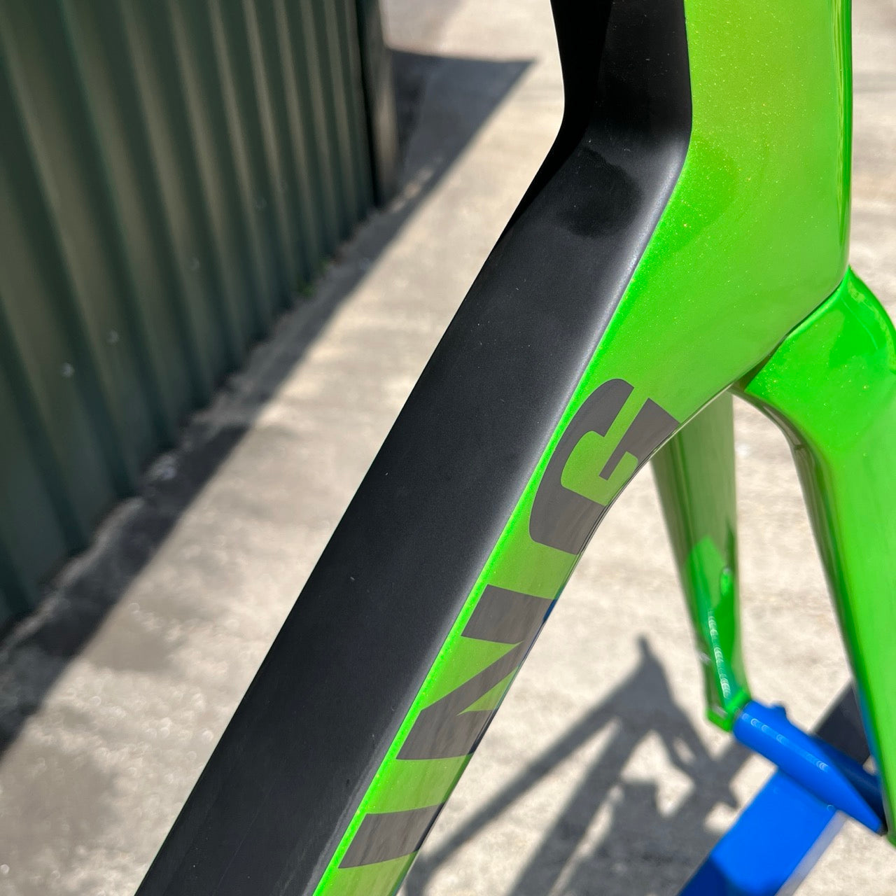 Handsling A1R0evo Road Frame - Pearlescent Green