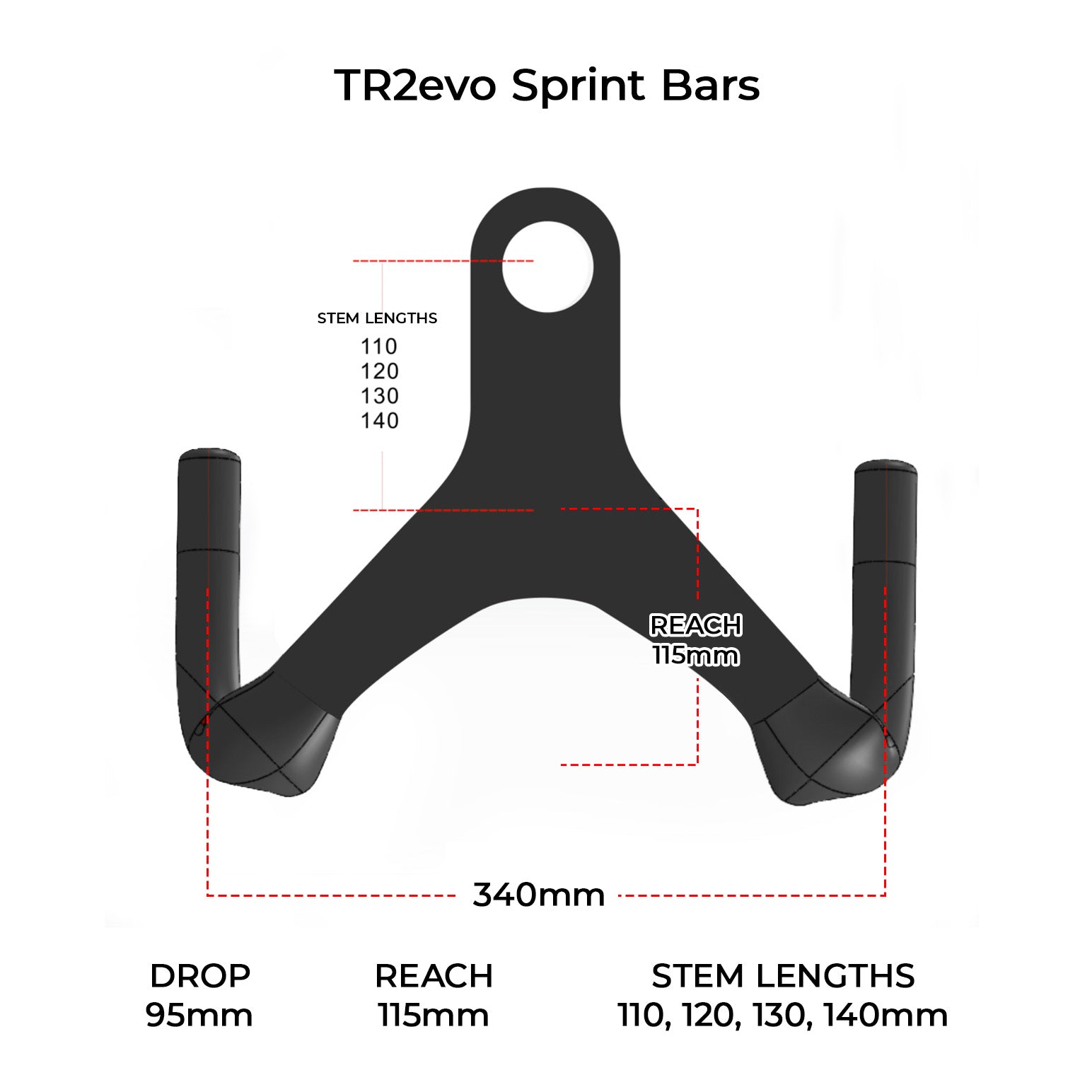 Handsling TR2evoS Sprint Track Frame - Matte Carbon PRE ORDER