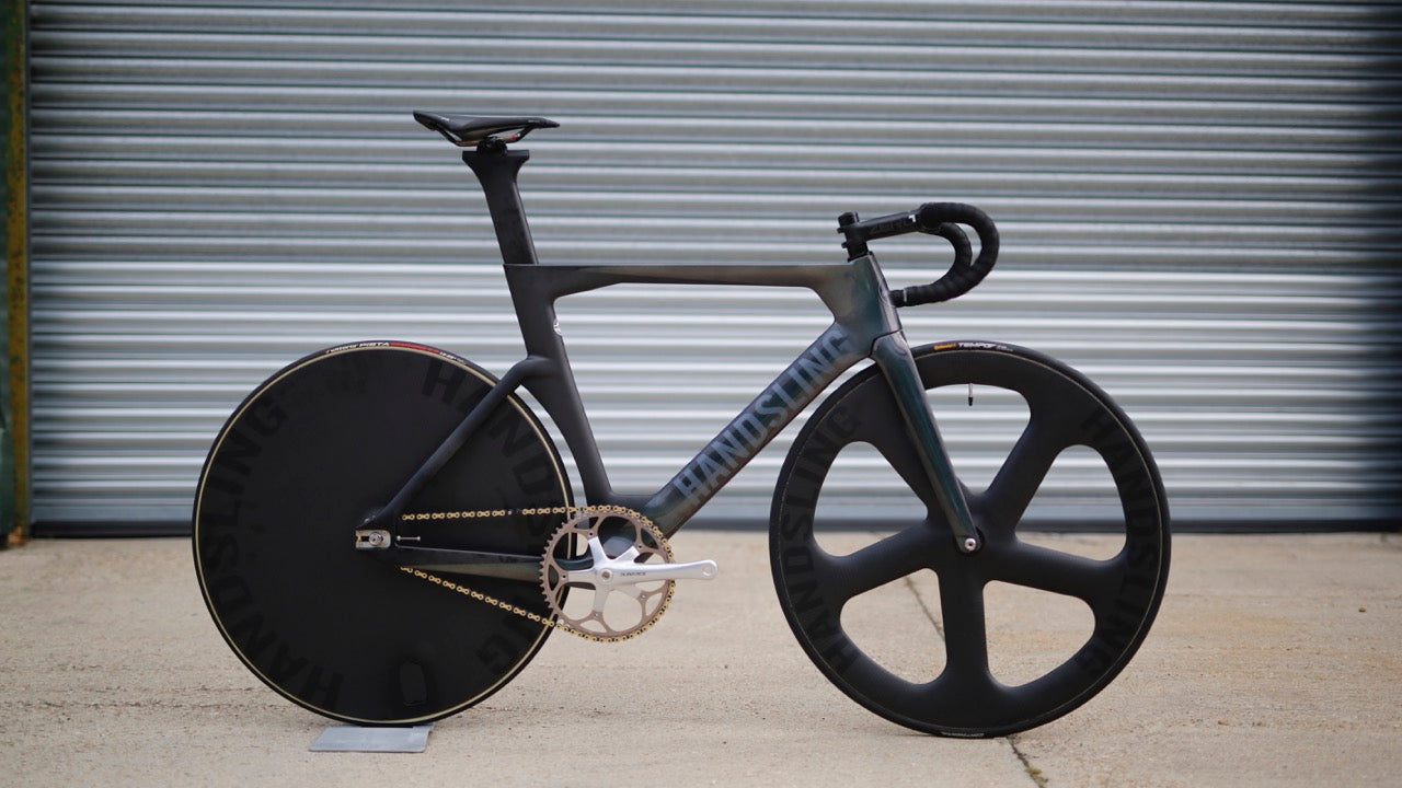 Photo gallery of Handsling TR3evo with Shimano Dura-Ace crankset