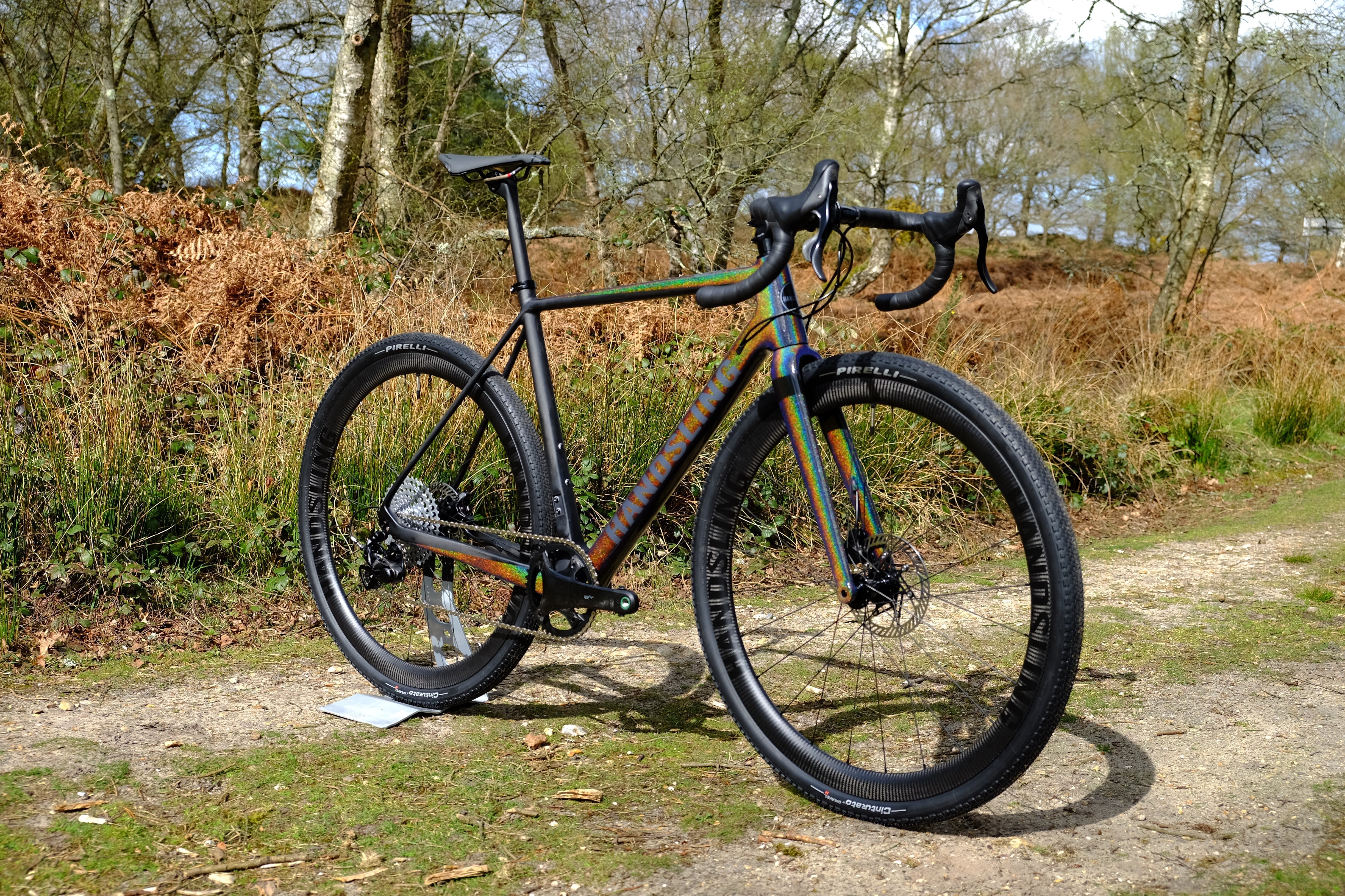 Brand New Handsling Oil Slick Frame Colour Turning Heads