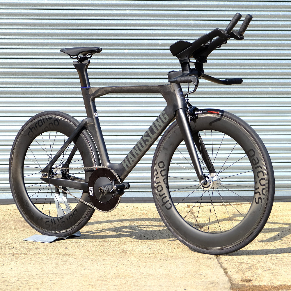 Custom Handsling TR3evo Fixie Features Enduo Track Drivetrain