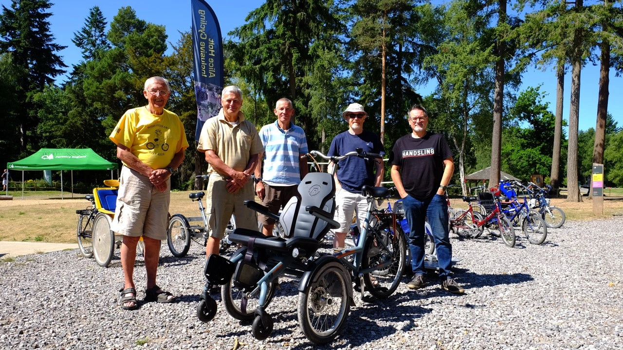 Handsling Gets Charity Wheelchair Bike Back on Three Wheels