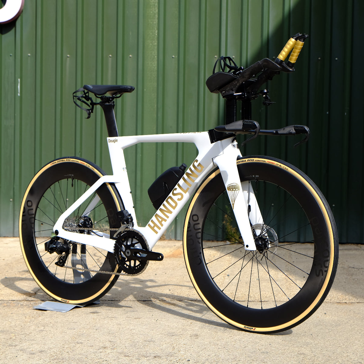 Handsling TSTRevo SRAM Rival AXS white triathlon bike
