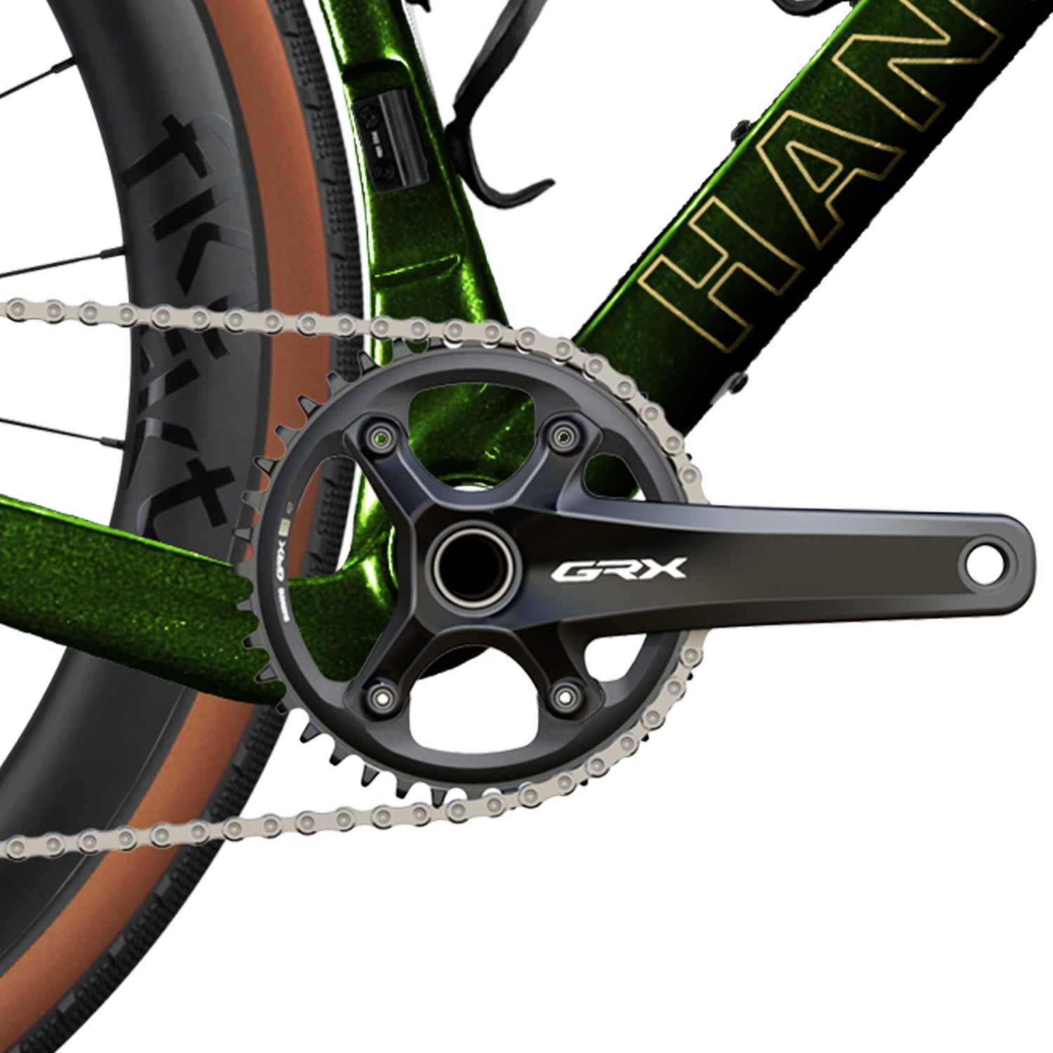 Handsling A1R0evoG Shimano GRX RX717 Di2 1x Gravel Bike