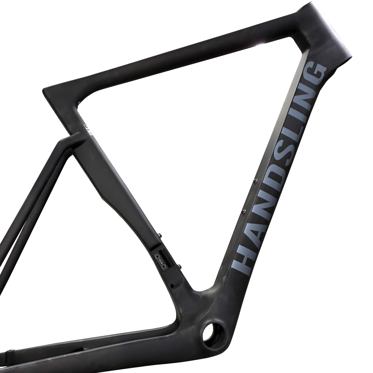 Handsling A1R0evoS Road Frame - Pre-painted Matte Carbon Black