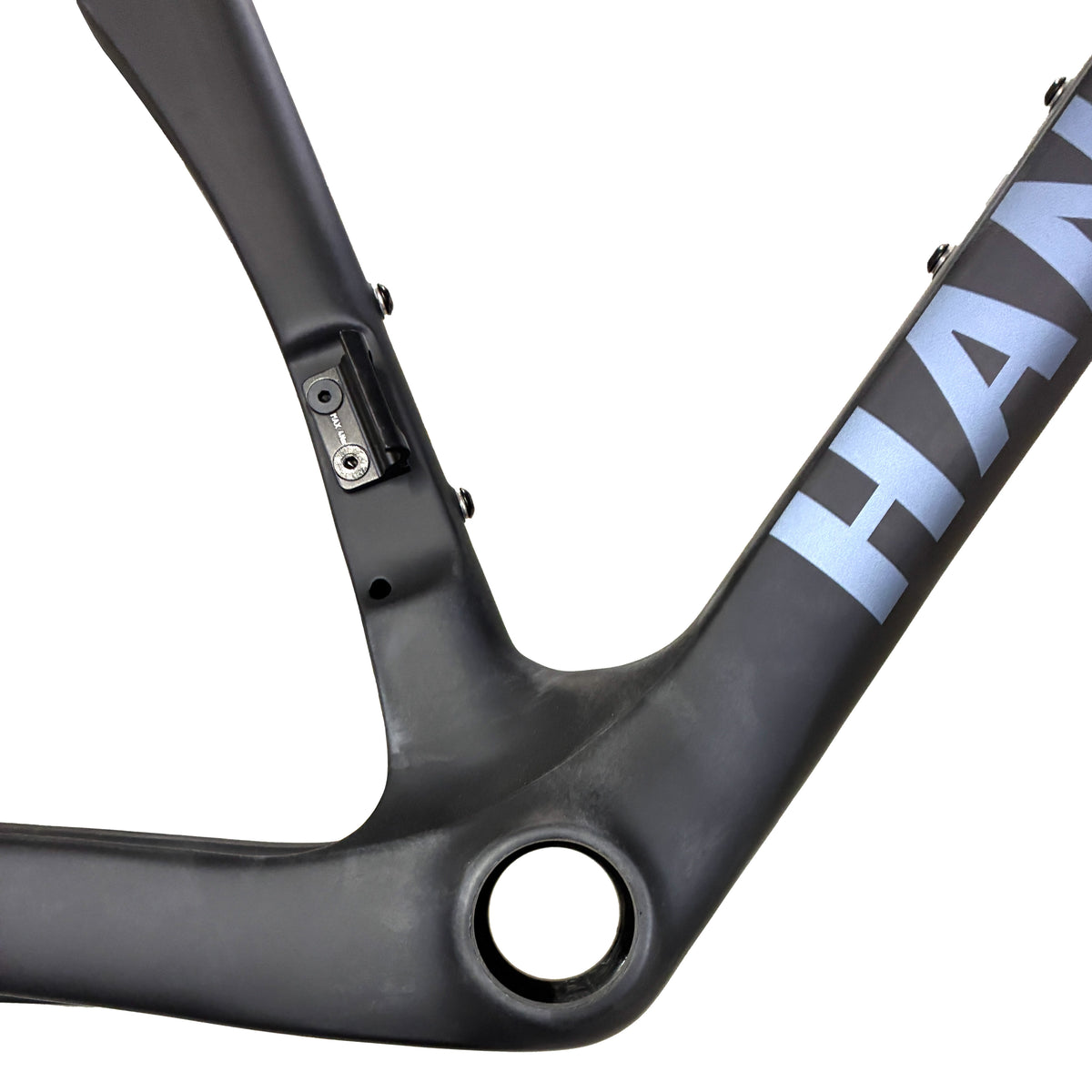 Handsling A1R0evoS Road Frame - Pre-painted Matte Carbon Black