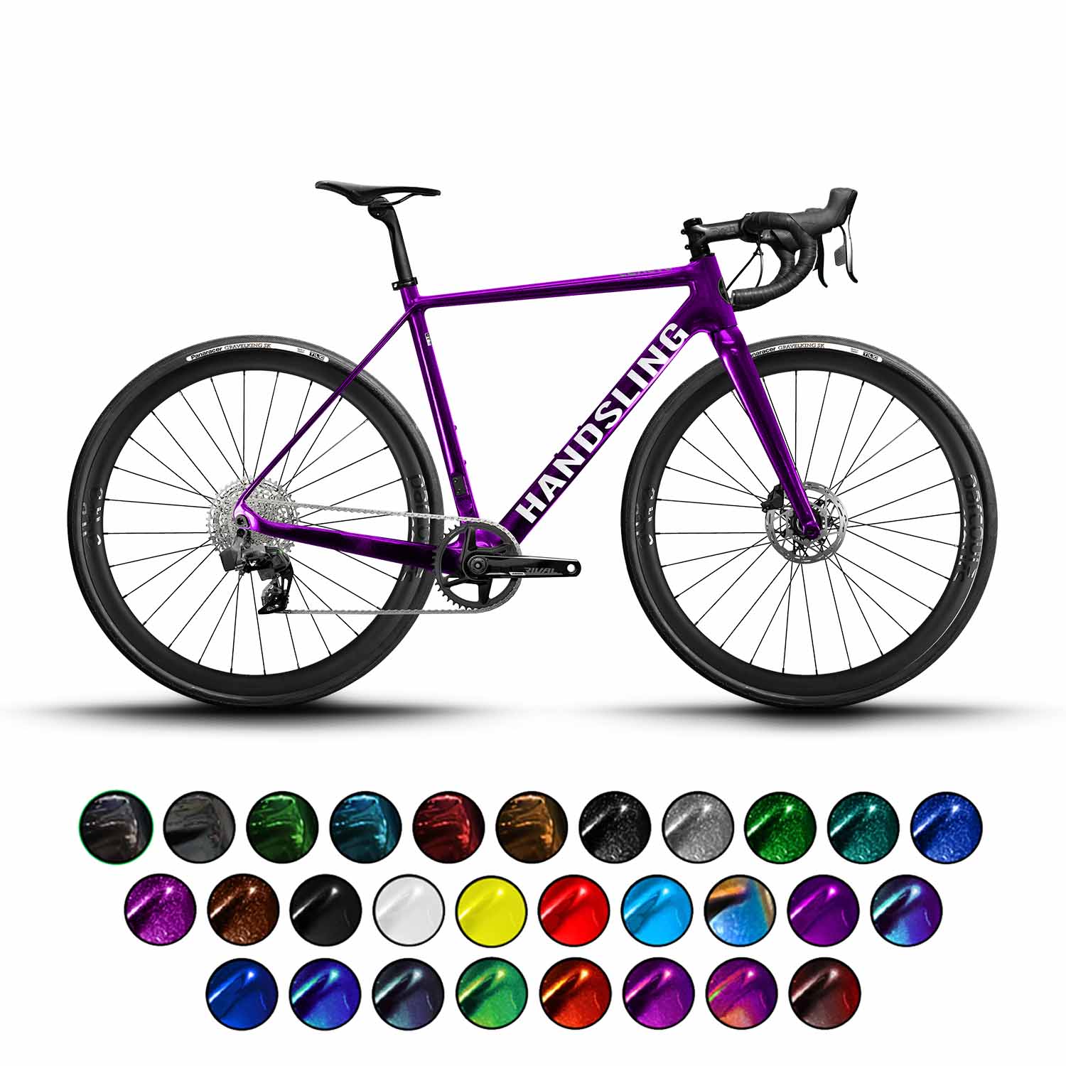 Handsling CEXevo SRAM RIVAL XPLR AXS Gravel Bike