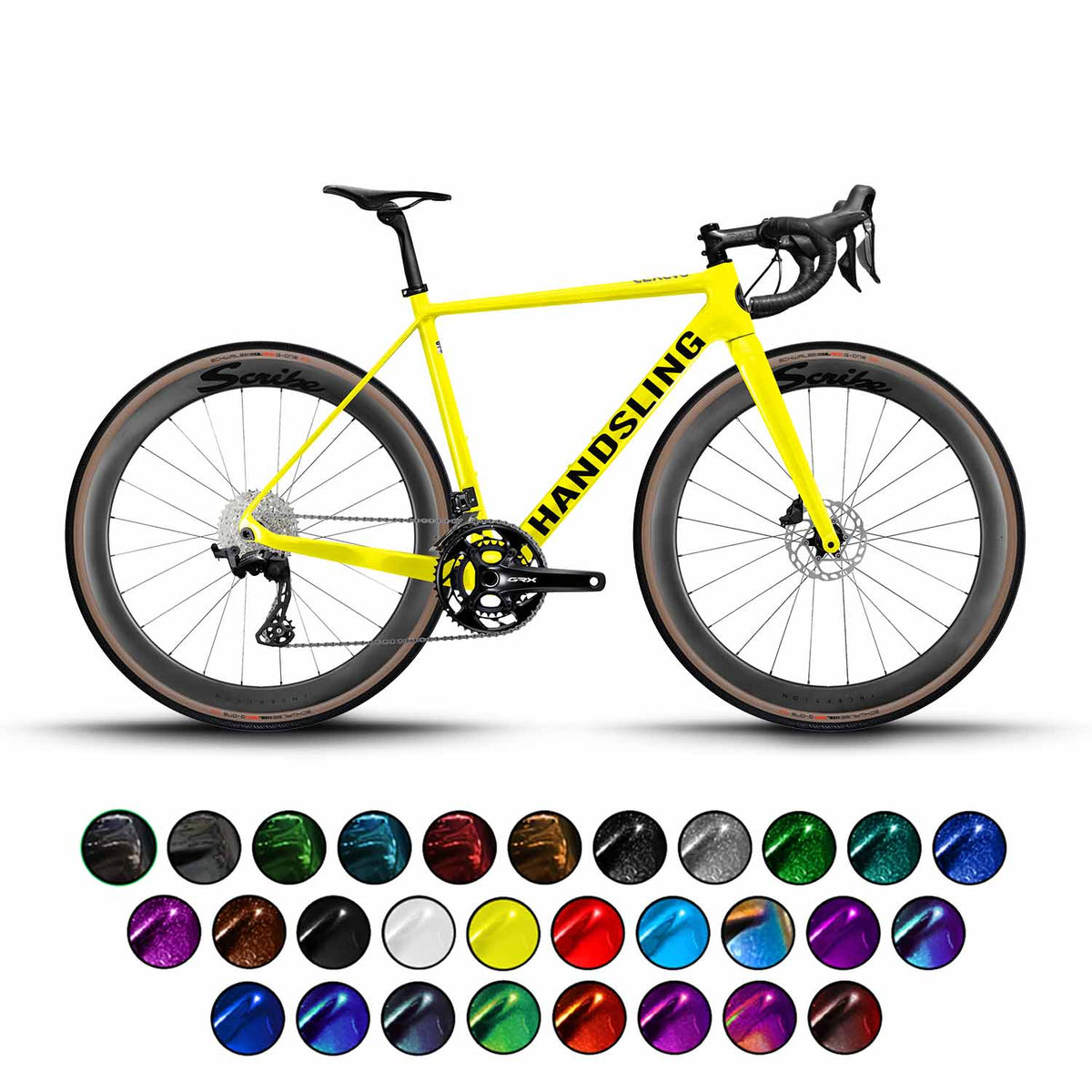 12 speed gravel bike Handsling CEXevo Shimano GRX 12-speed Gravel Bike