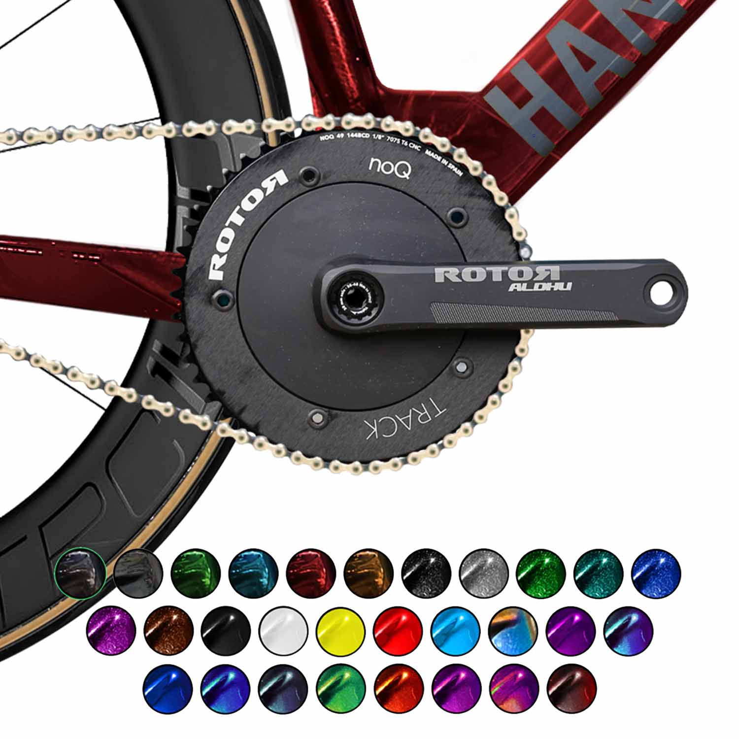 Handsling TR3evo Rotor Aldhu Alloy Track Bike