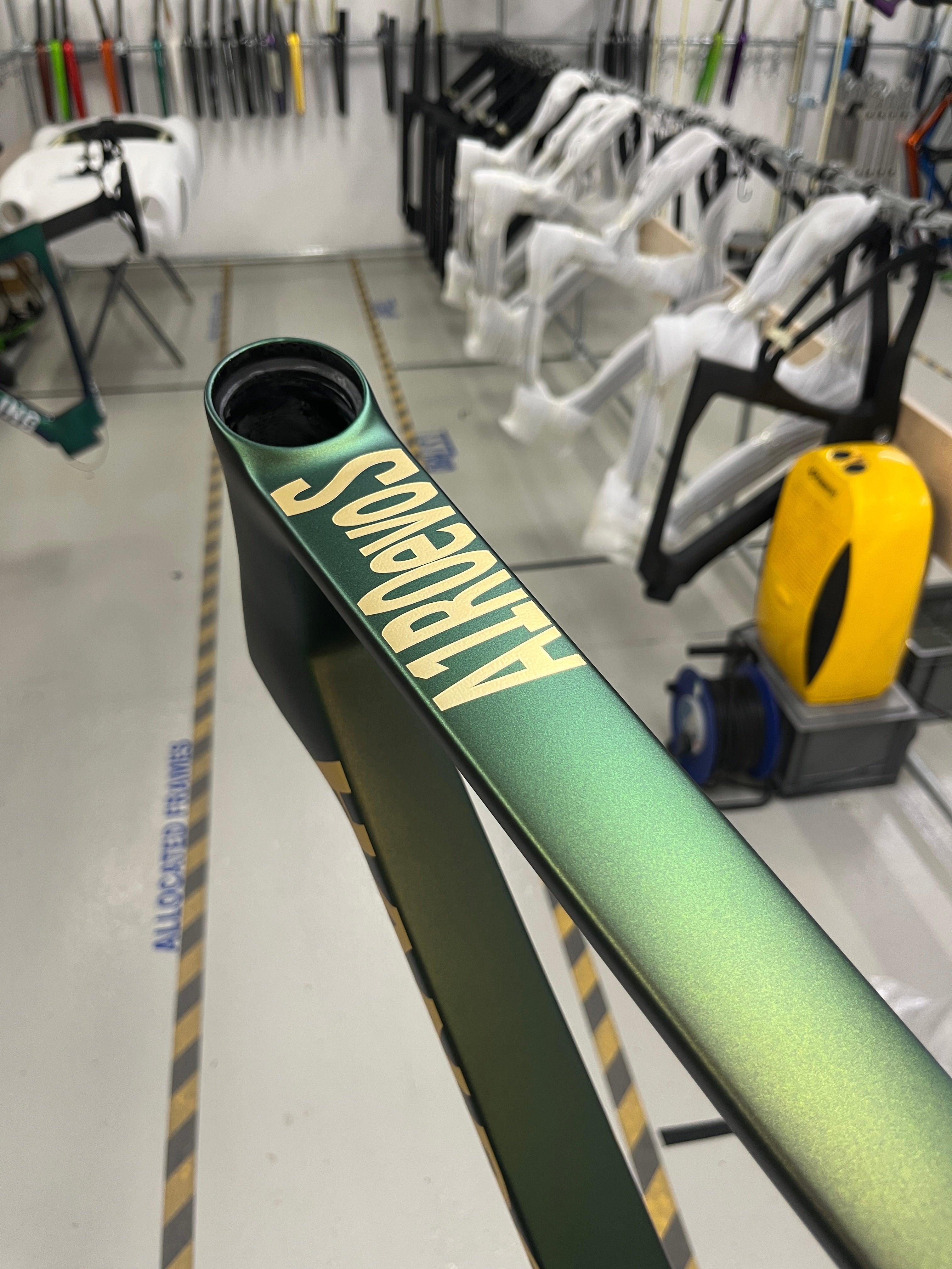 Green Sheen - Frame Colour