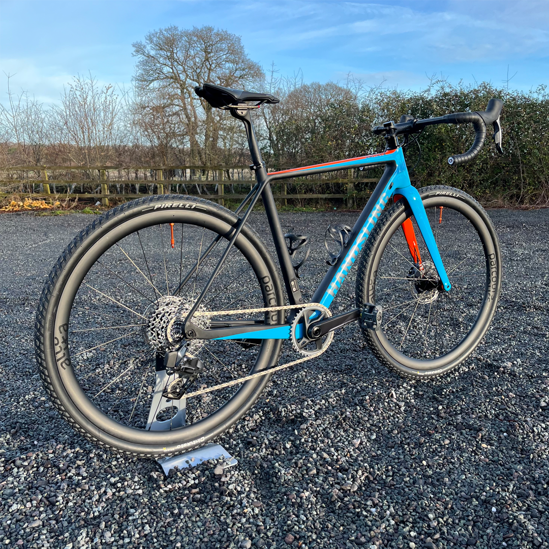 Red discount gravel bike