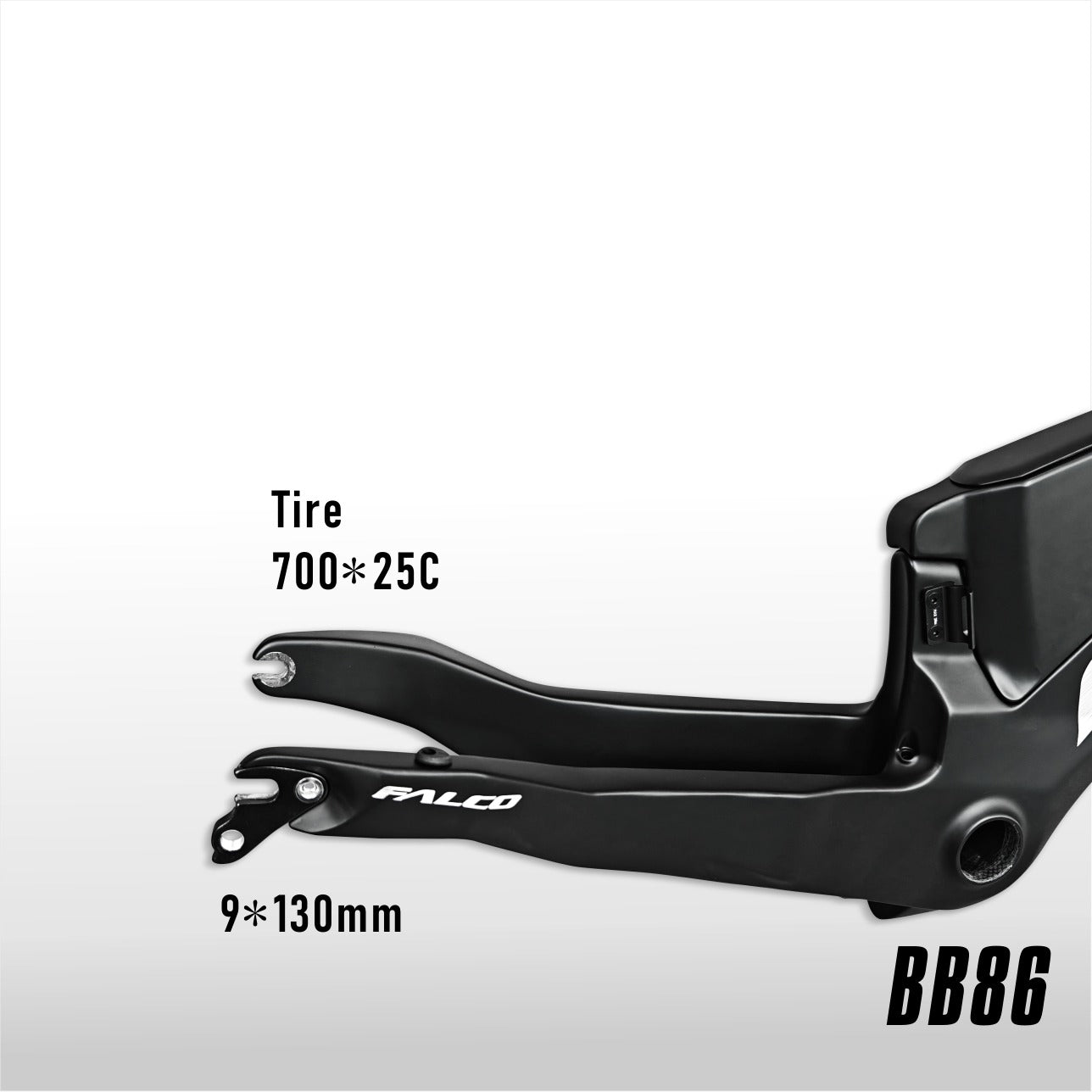 FALCO Big V Triathlon Frameset