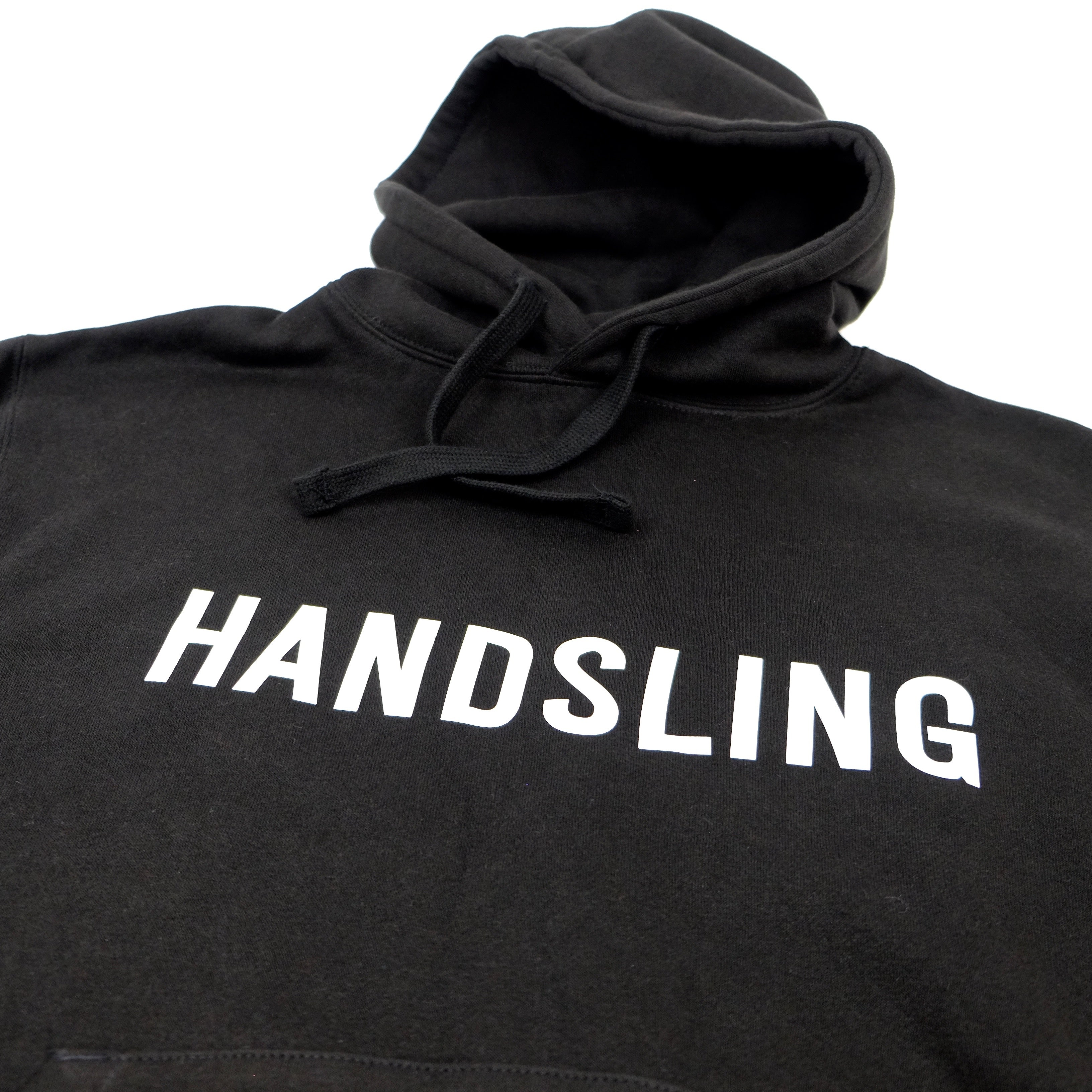 Handsling sudadera con capucha blanca con logo